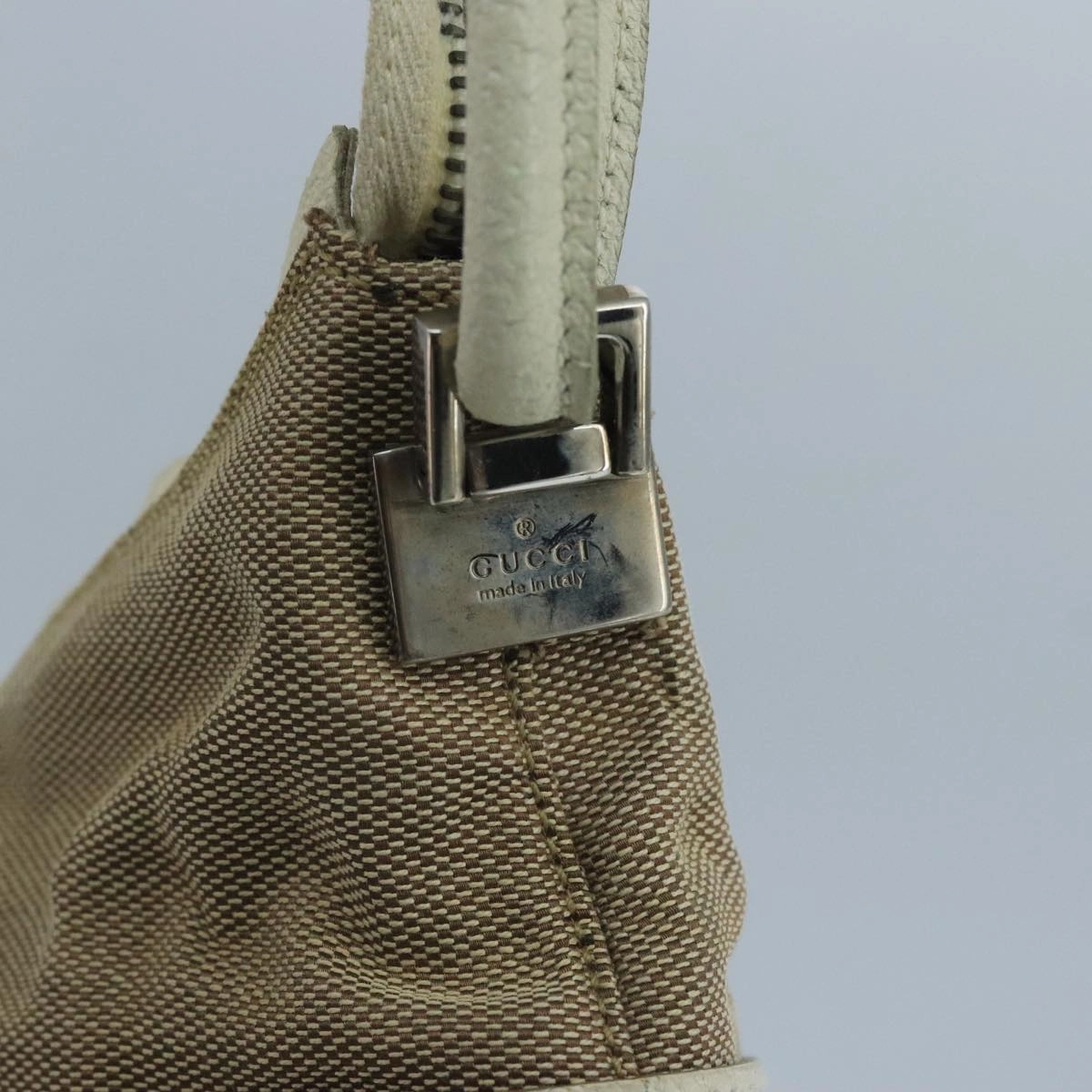 Gucci Beige Canvas Shoulder Bag ()