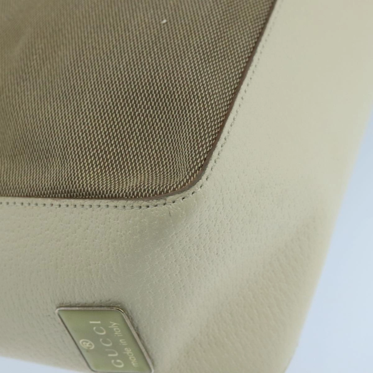 Gucci Beige Canvas Shoulder Bag ()