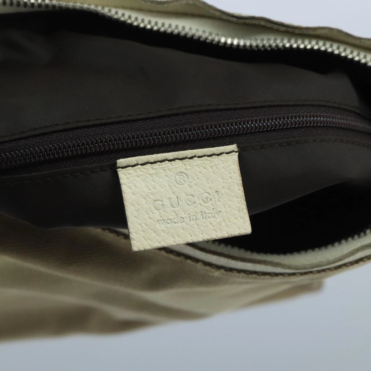Gucci Beige Canvas Shoulder Bag ()