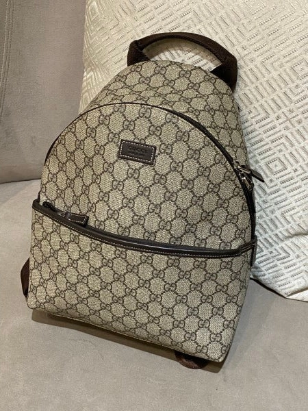 Gucci Bicolor GG Supreme Backpack Bag