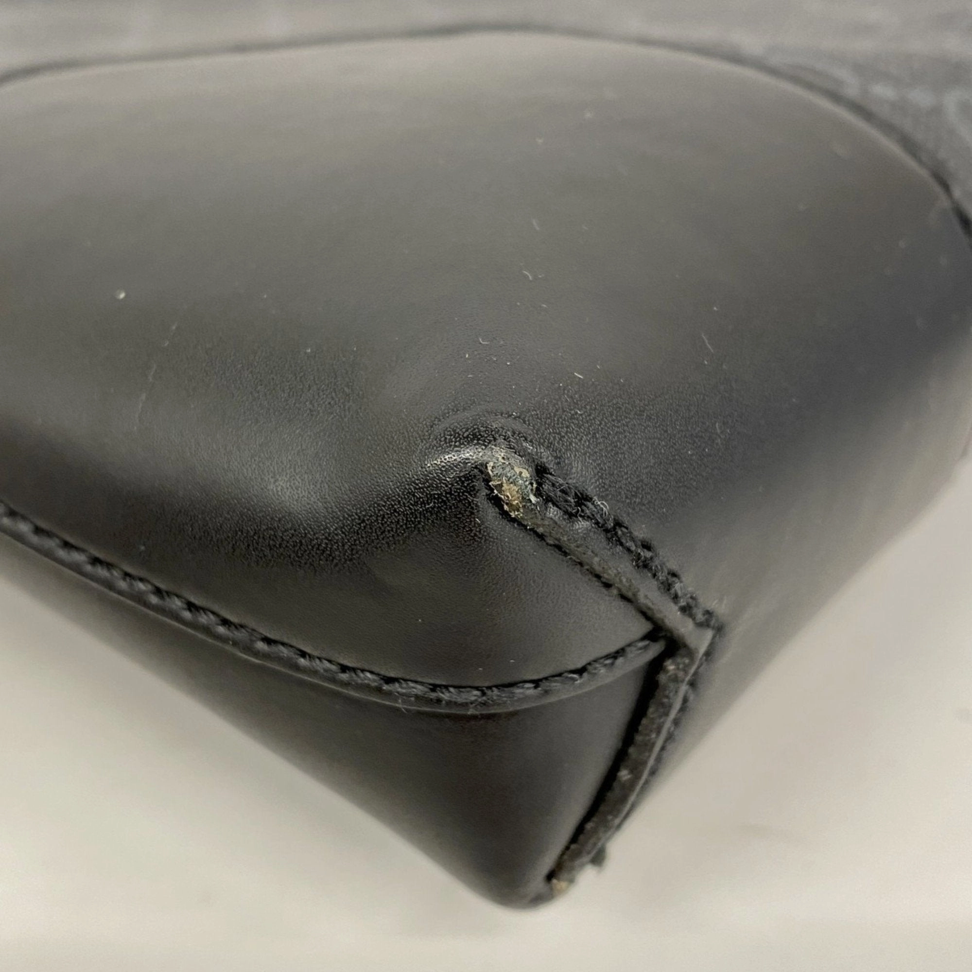 Gucci Black Pvc Leather Shoulder Bag ()