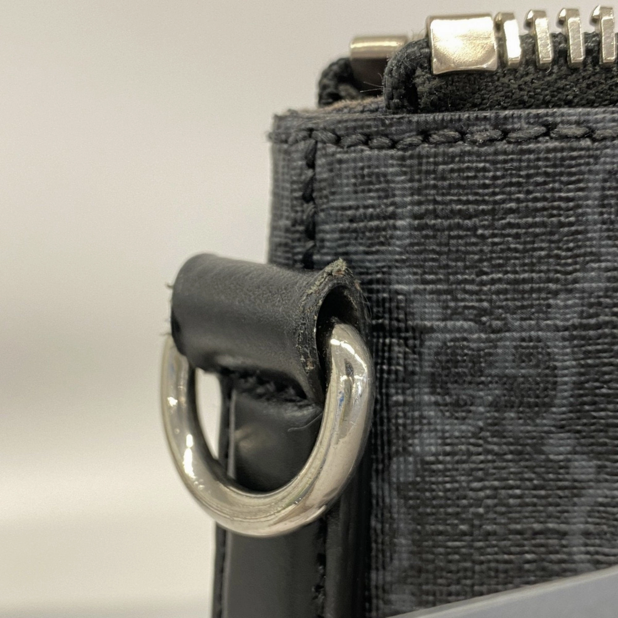 Gucci Black Pvc Leather Shoulder Bag ()