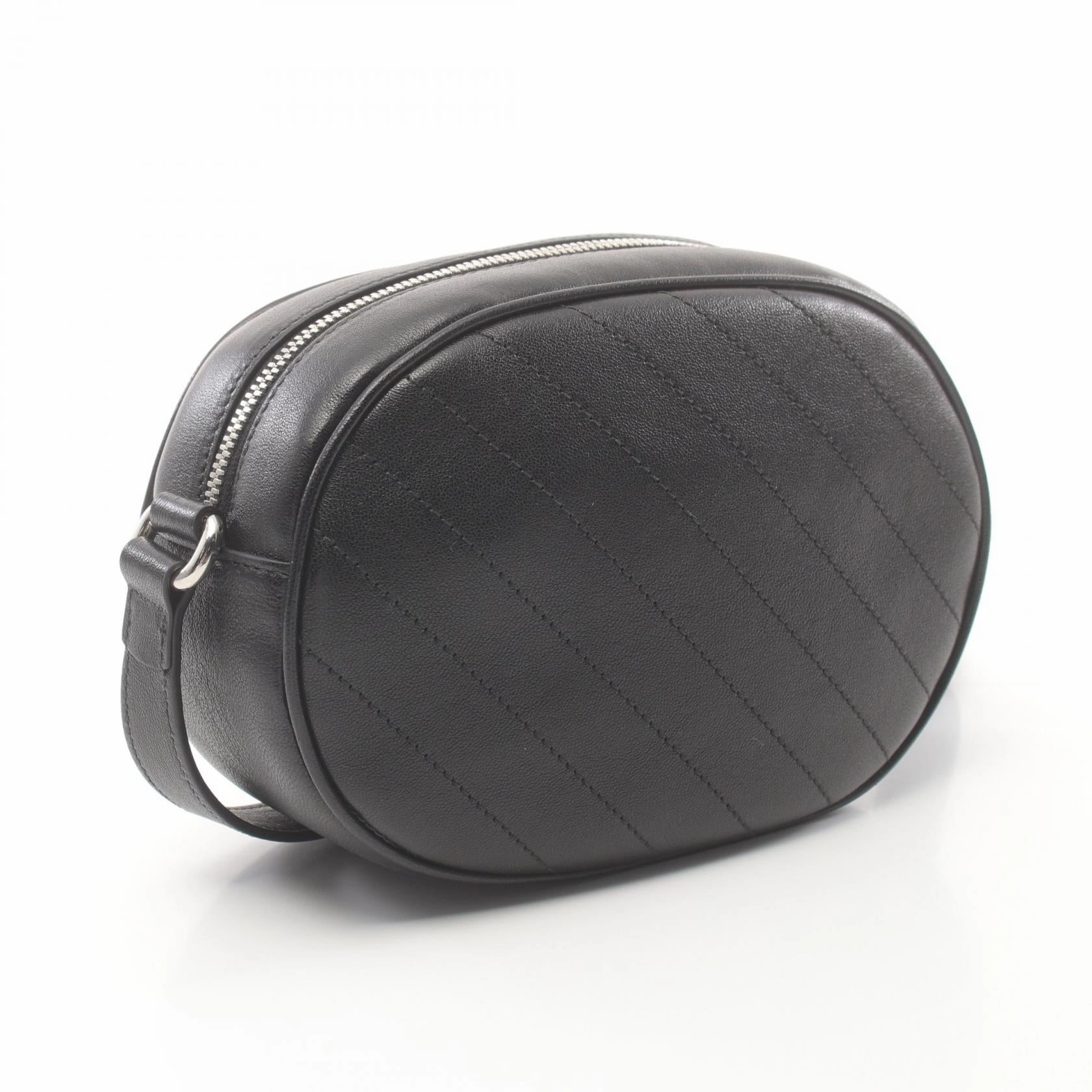 Gucci Blondie Leather Shoulder Bag Black