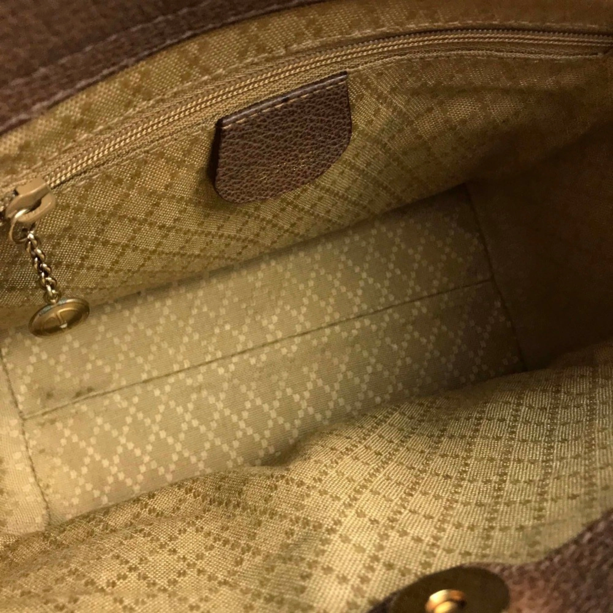 Gucci Brown Bamboo Handbag Shoulder Bag ()