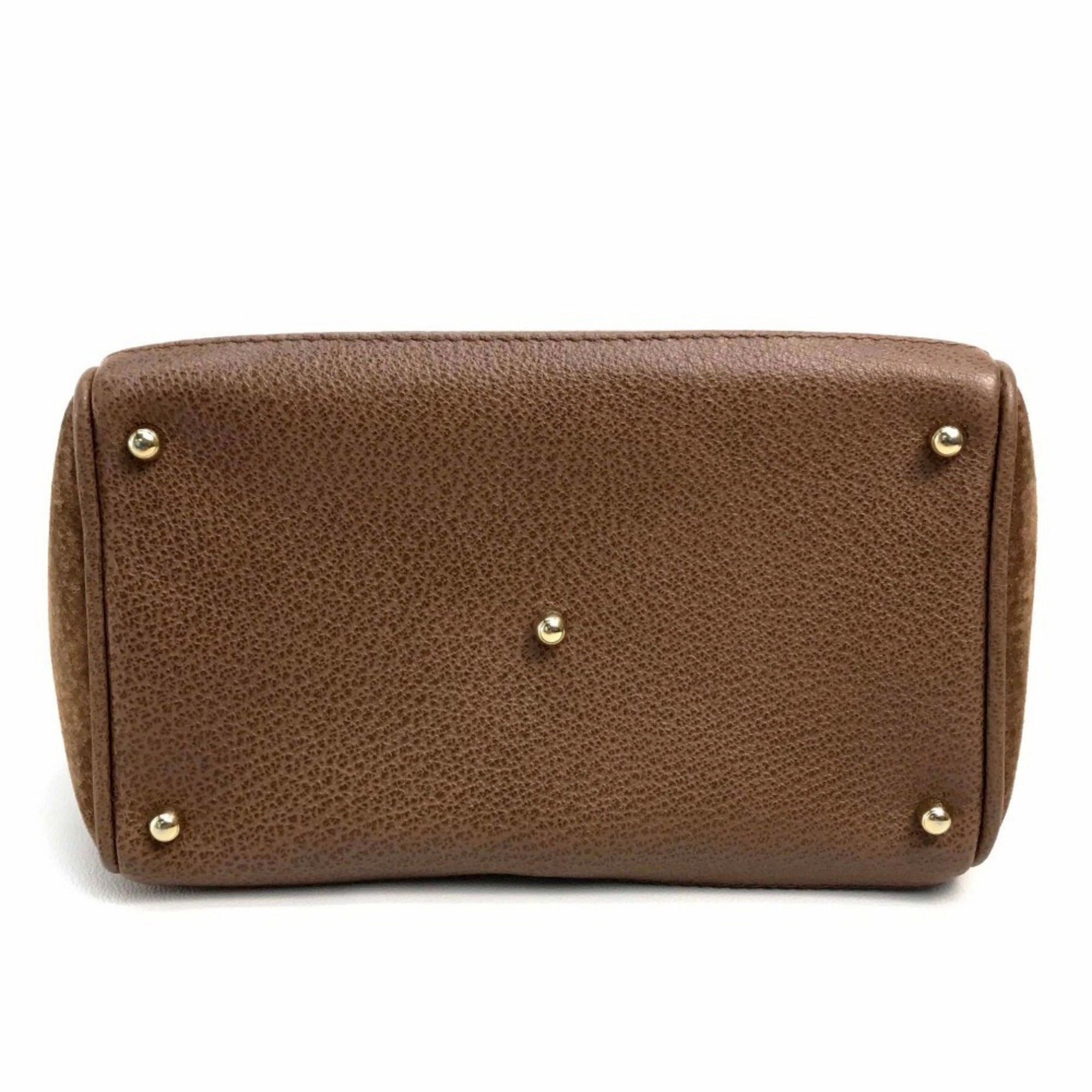 Gucci Brown Bamboo Handbag Shoulder Bag ()