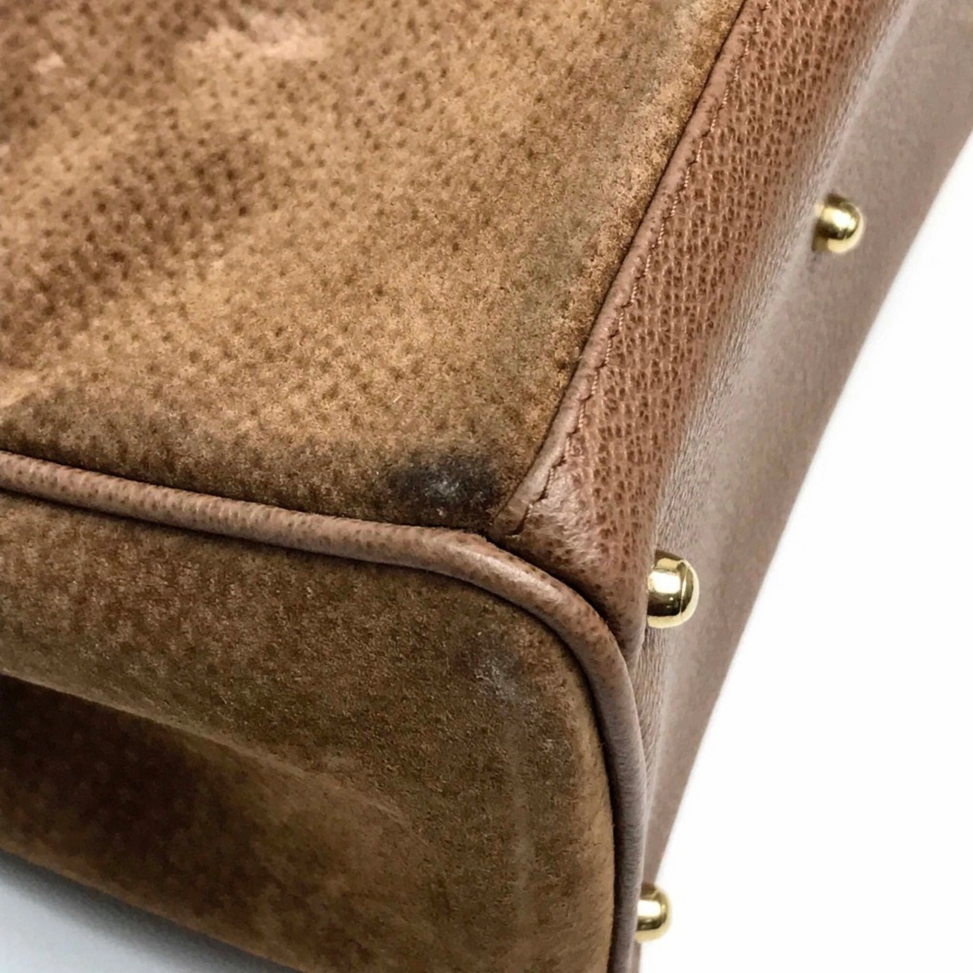 Gucci Brown Bamboo Handbag Shoulder Bag ()
