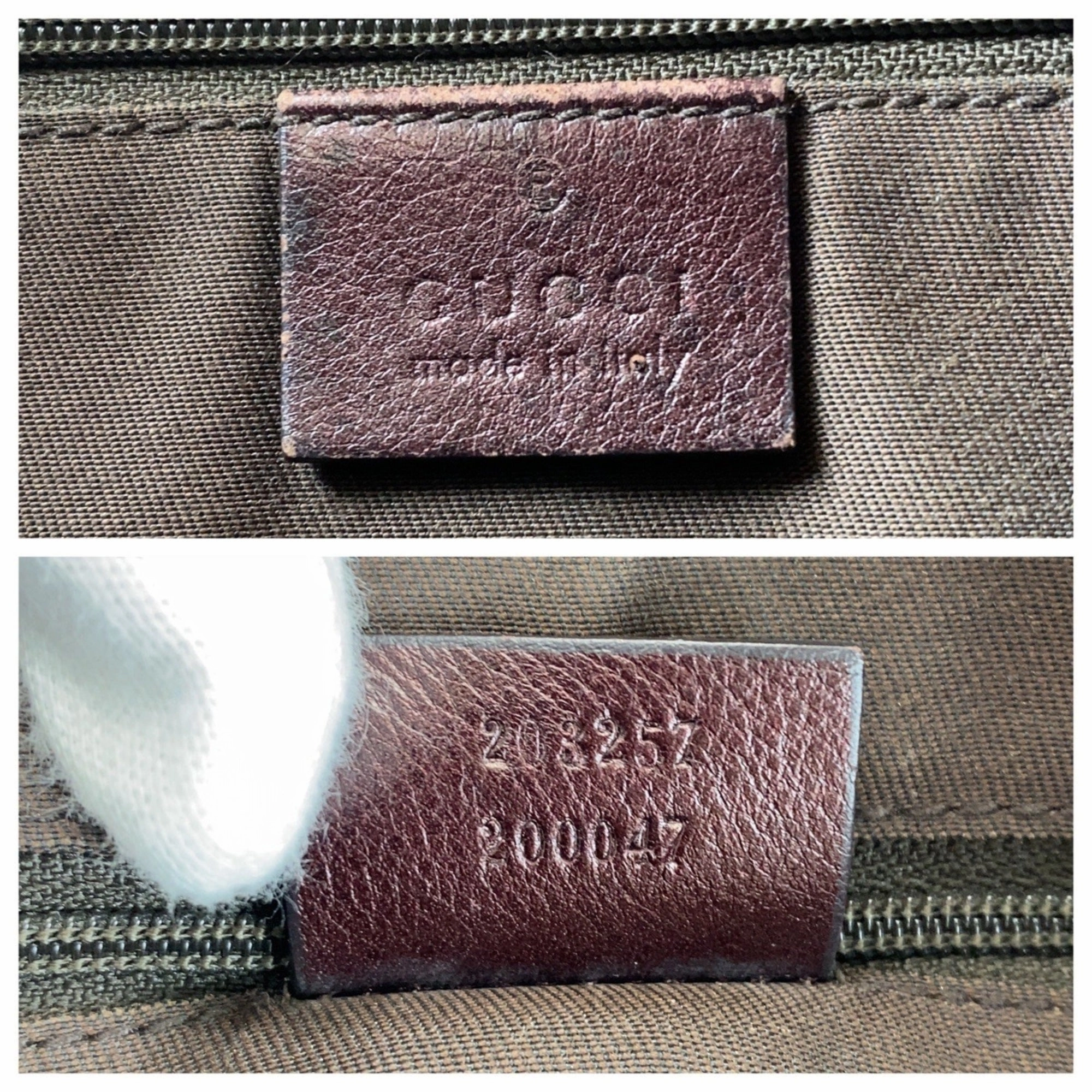 Gucci Brown Leather Pochette Shoulder Bag ()