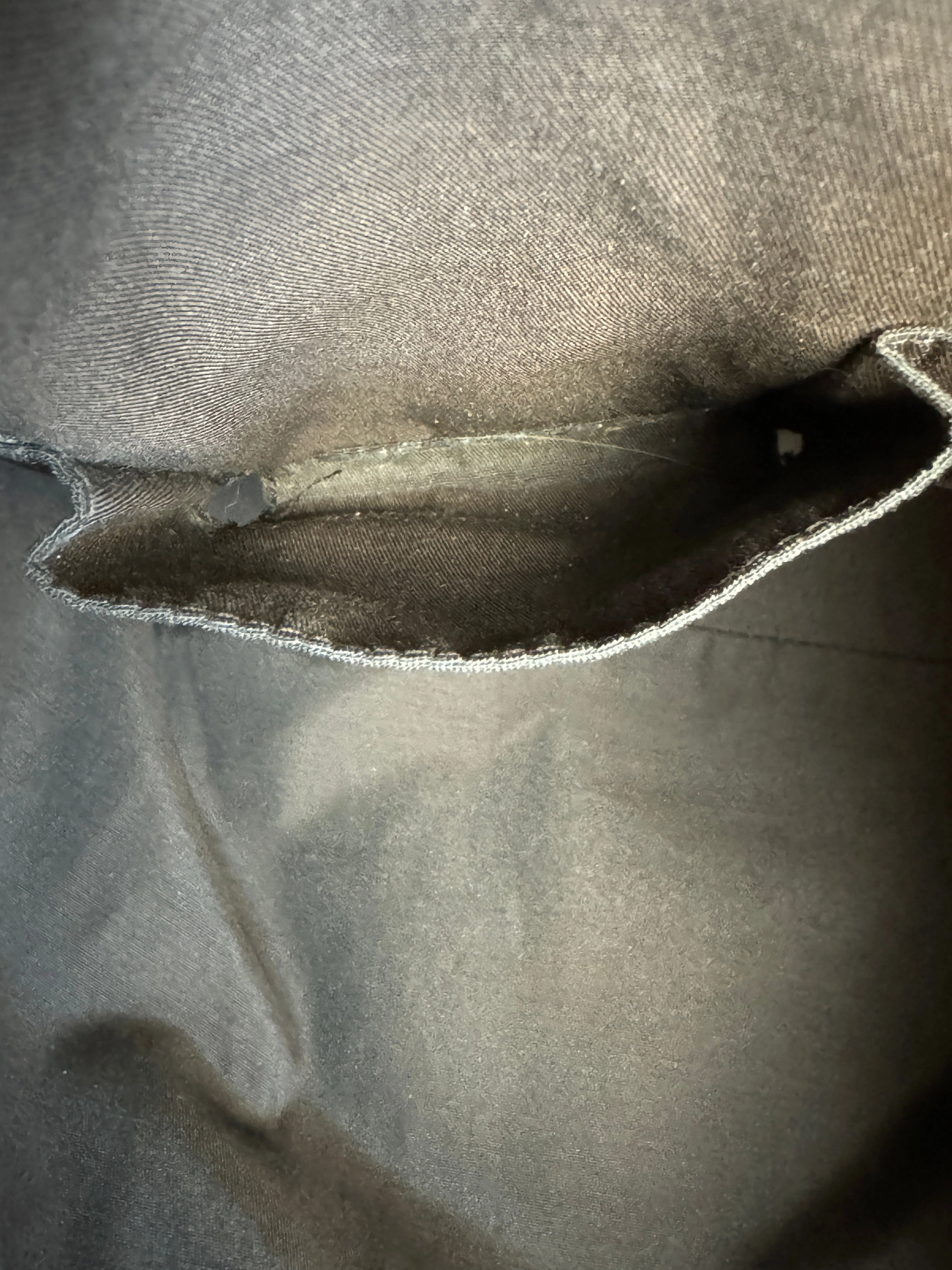 GUCCI Canvas Drawstring Leather Dk Brown Backpack