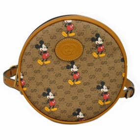 Gucci  Canvas Leather Backpack (Pre-Owned)