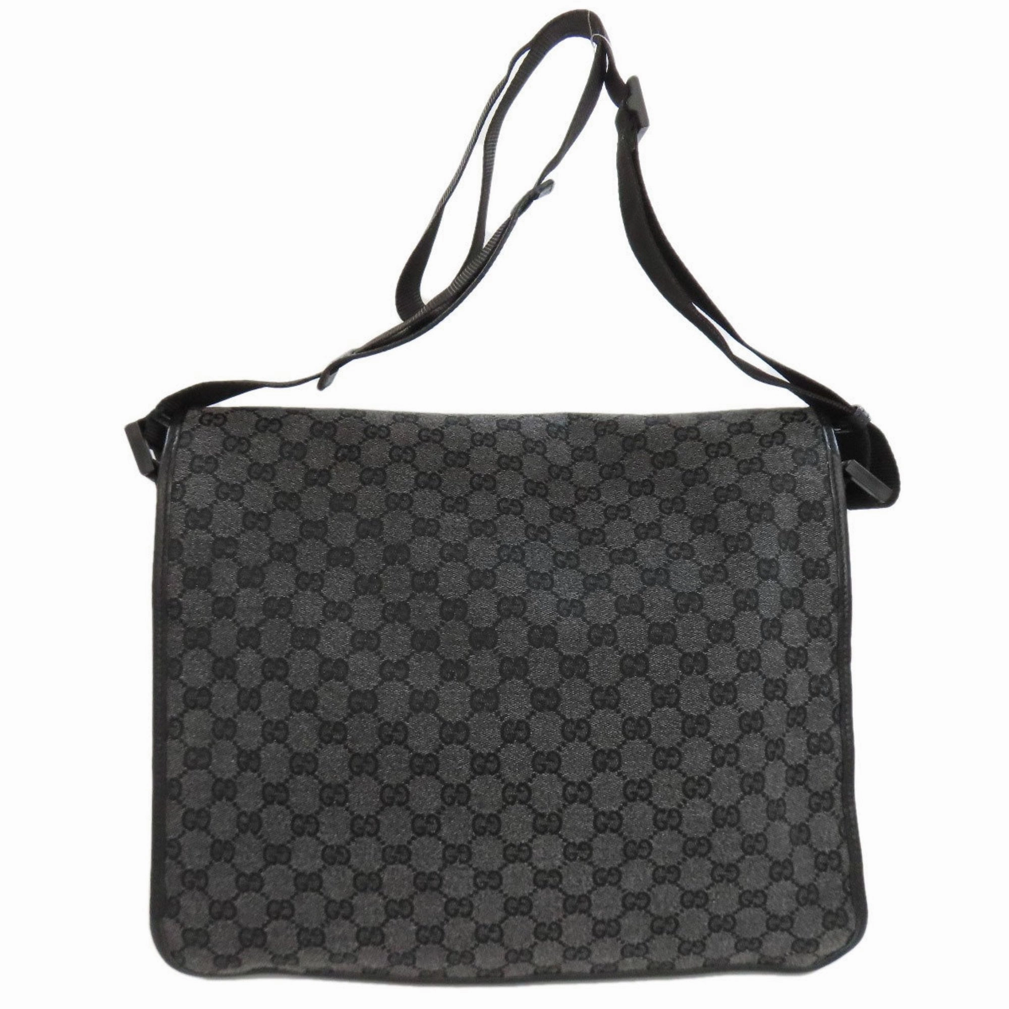 Gucci Canvas Shoulder Bag (Pre-Owned)