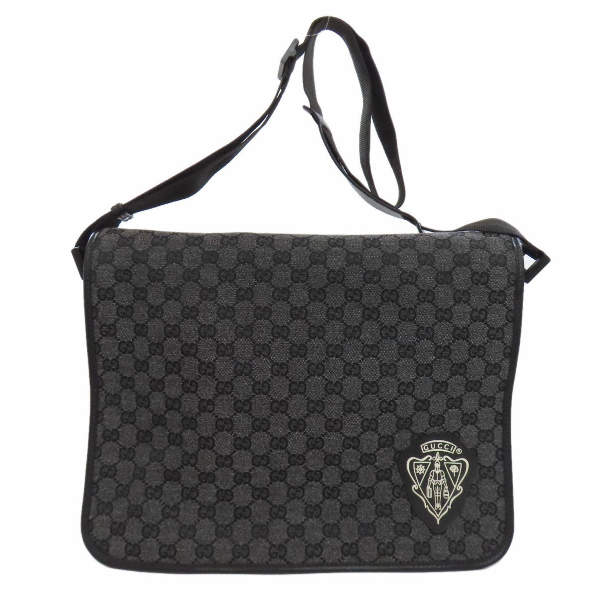 Gucci Canvas Shoulder Bag (Pre-Owned)