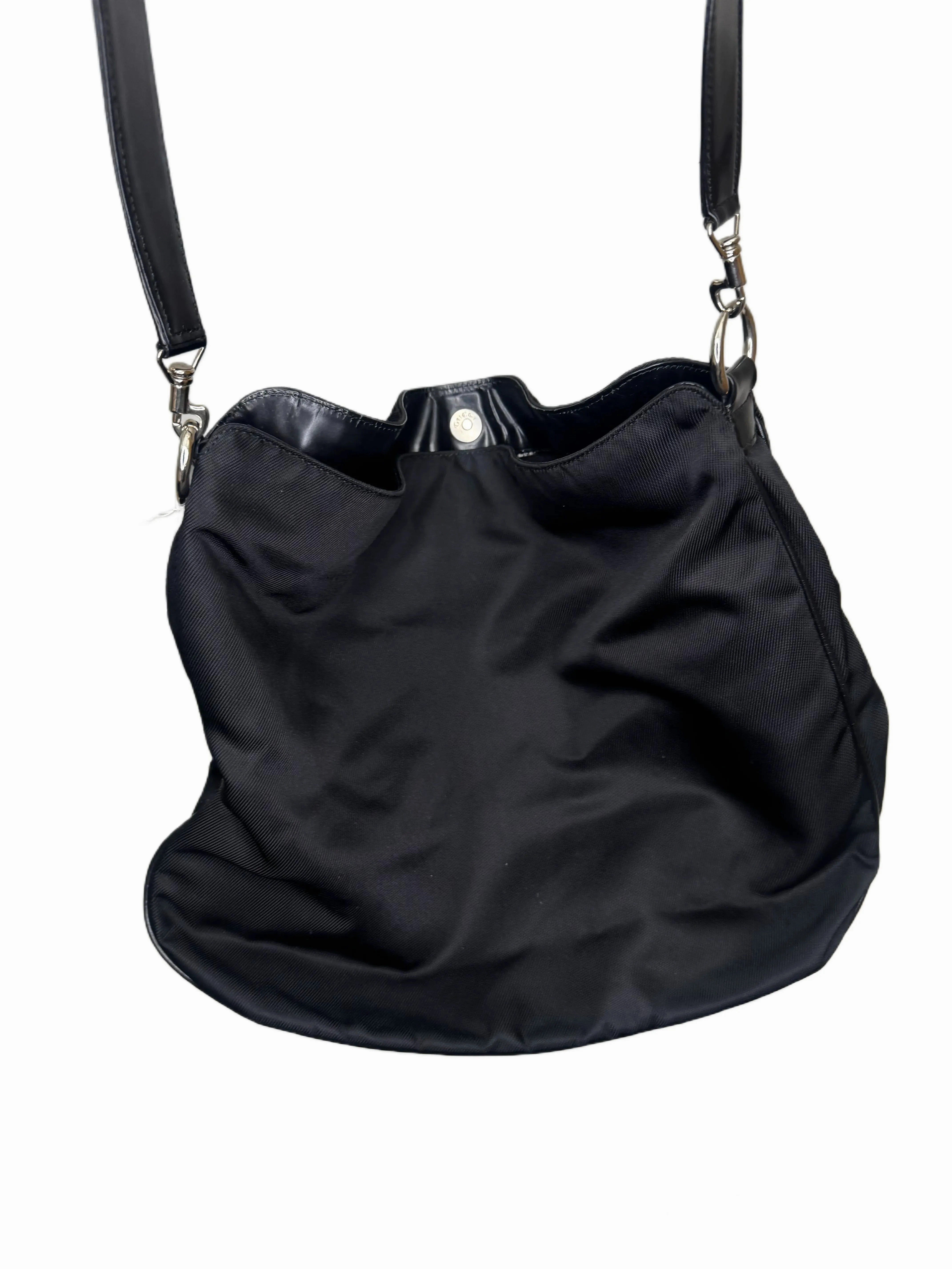 GUCCI Canvas Shoulder Bags leather 2 way bagg B21-4