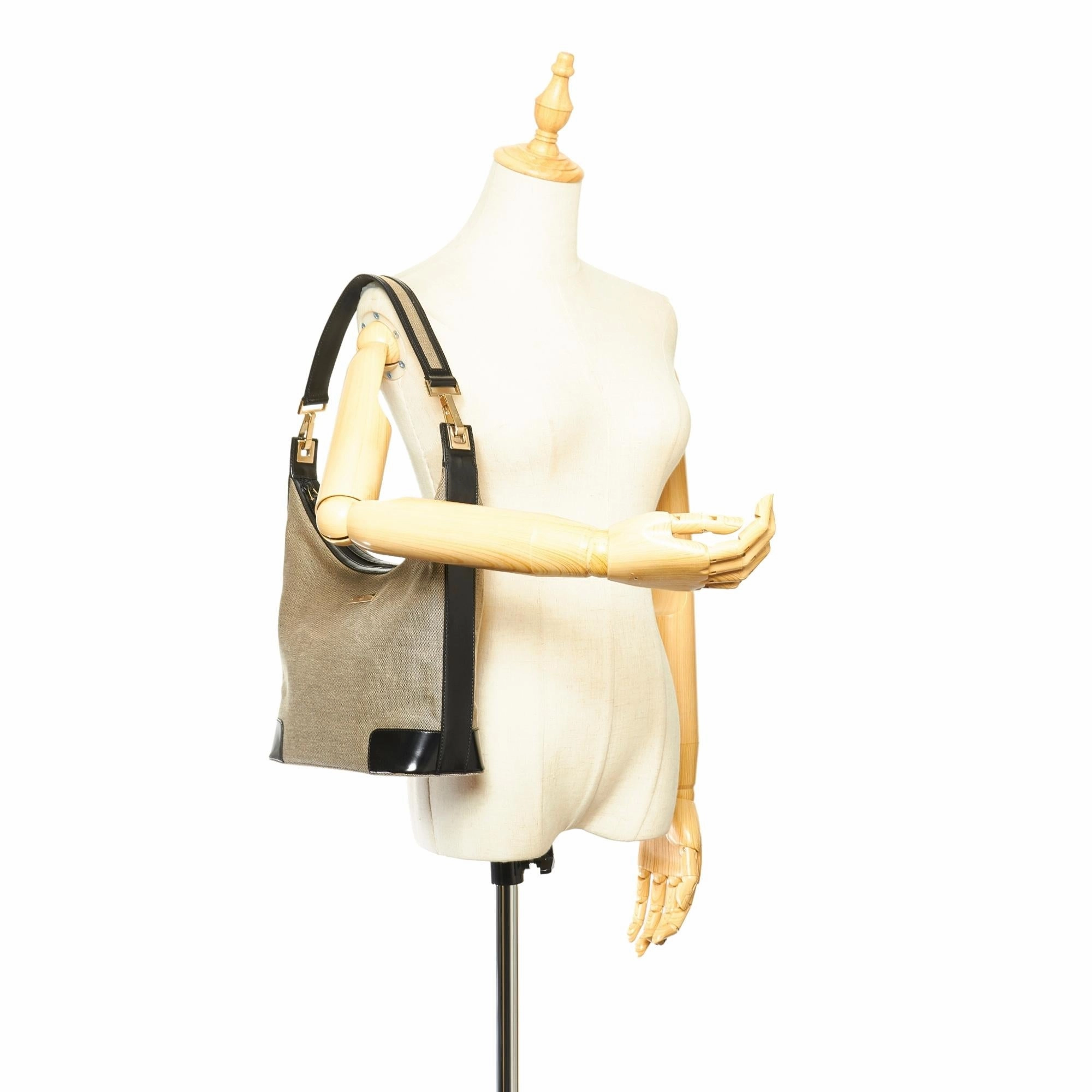 Gucci Canvas Web Shoulder Bag (SHG-32155)