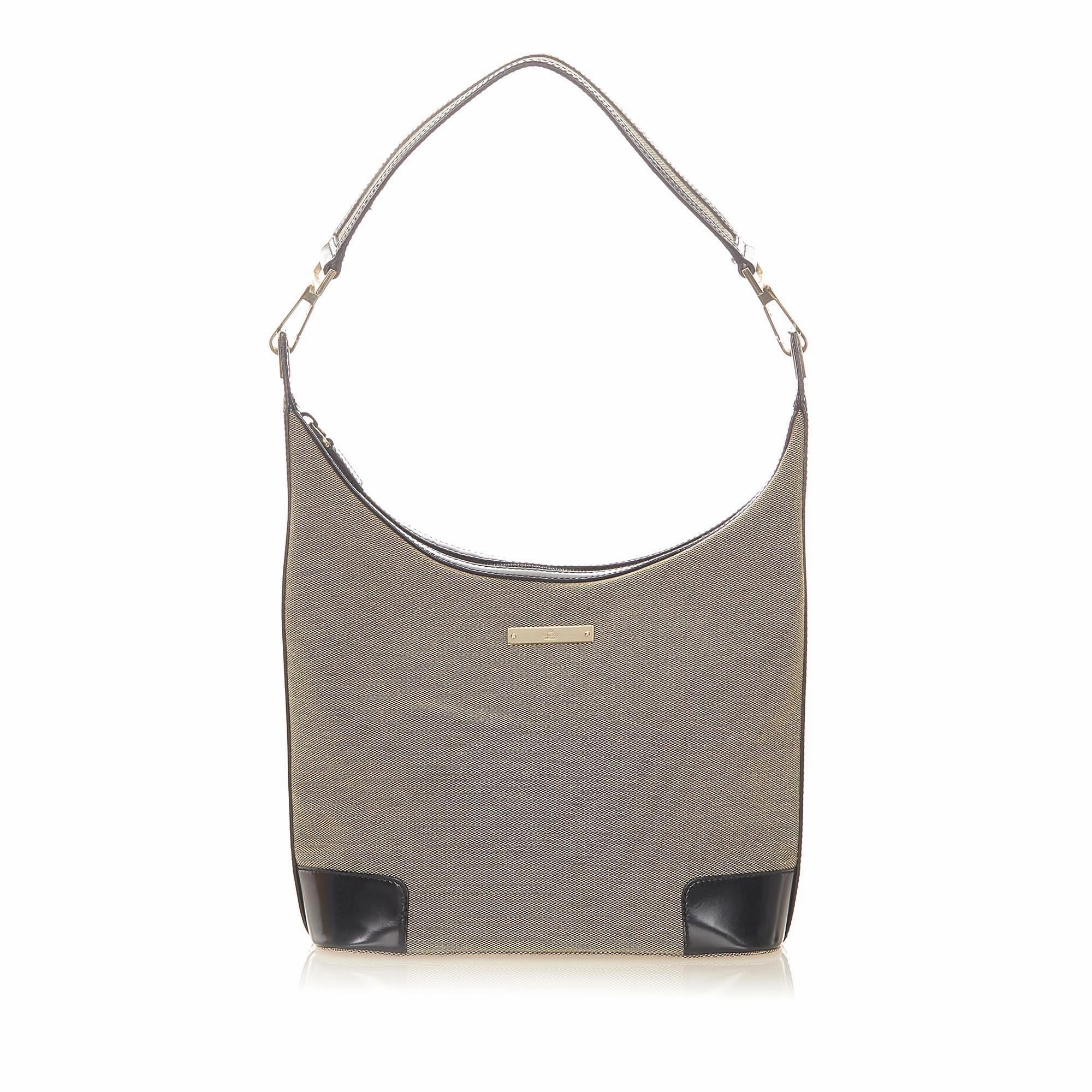 Gucci Canvas Web Shoulder Bag (SHG-32155)