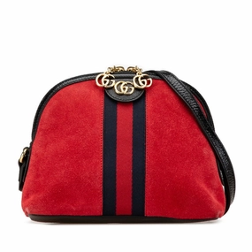 Gucci  Color Leather Suede Shoulder Bag (Pre-Owned)