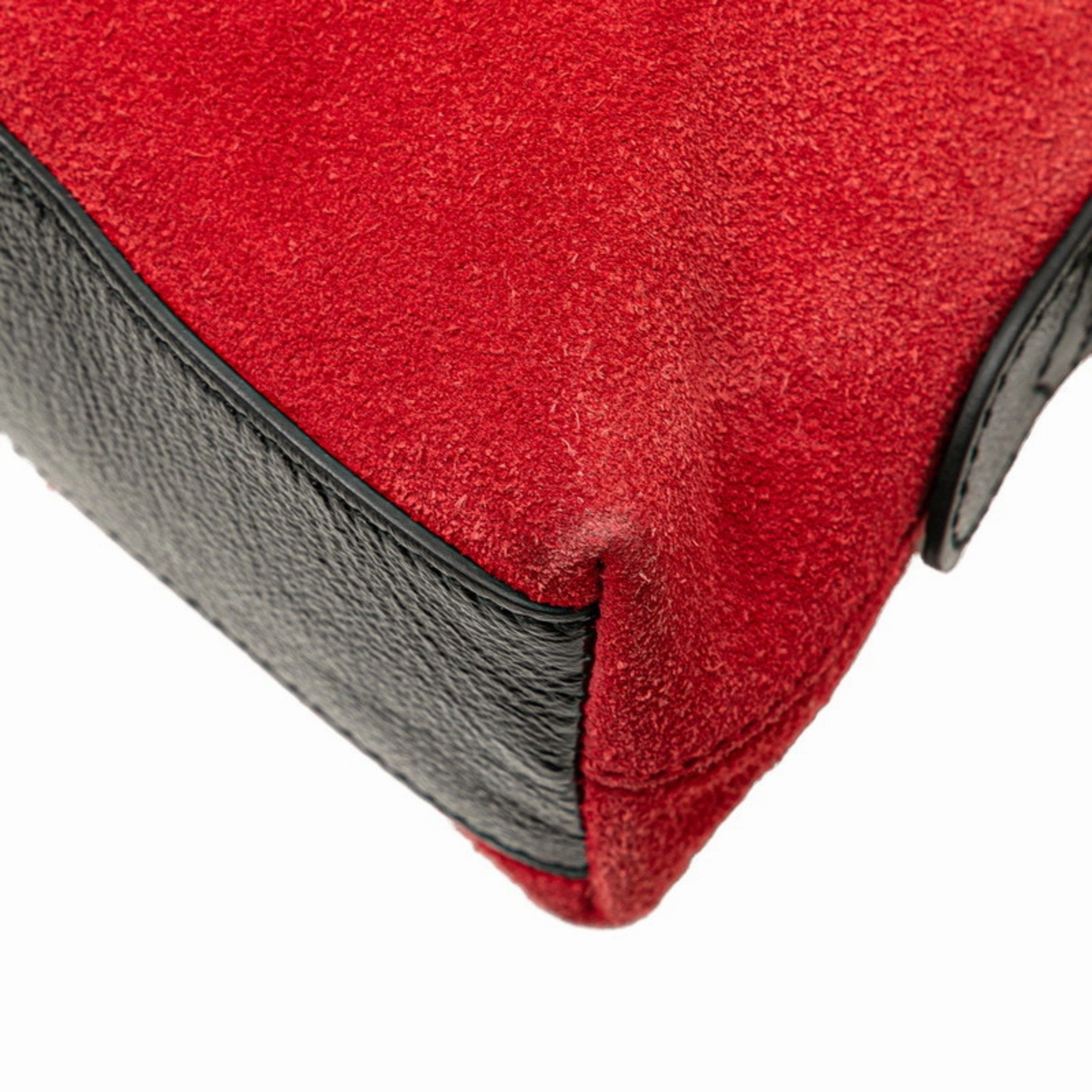 Gucci  Color Leather Suede Shoulder Bag (Pre-Owned)