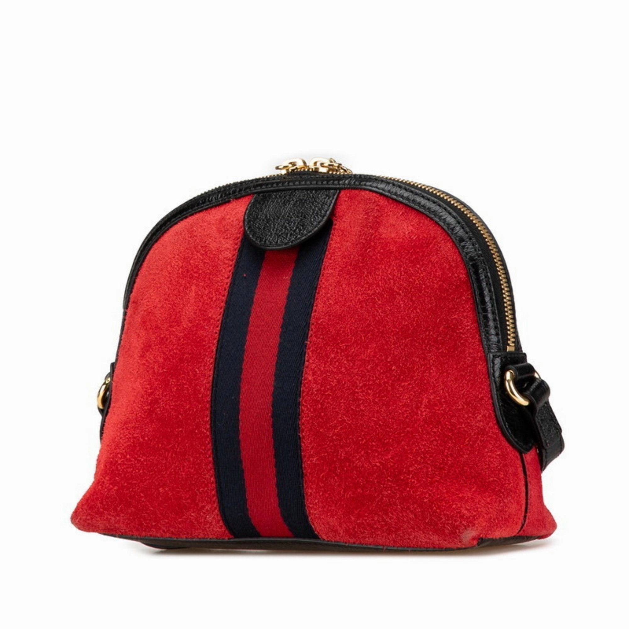 Gucci  Color Leather Suede Shoulder Bag (Pre-Owned)