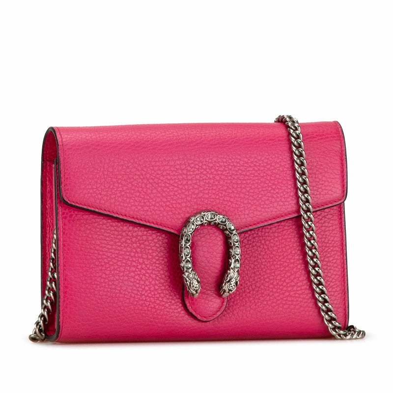 Gucci Dionysus Leather Chain Shoulder Wallet