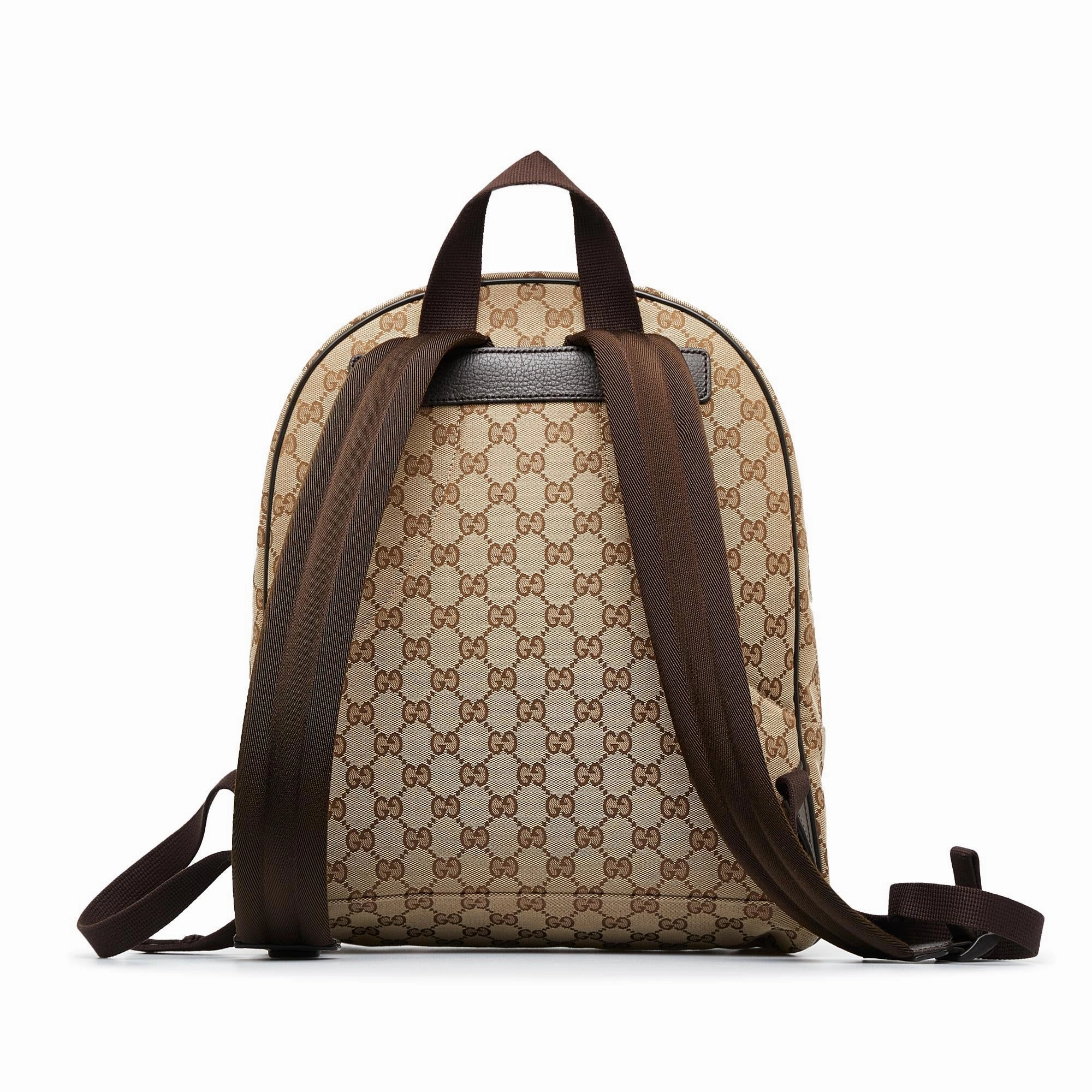 Gucci GG Canvas Backpack (SHG-SZhwLx)