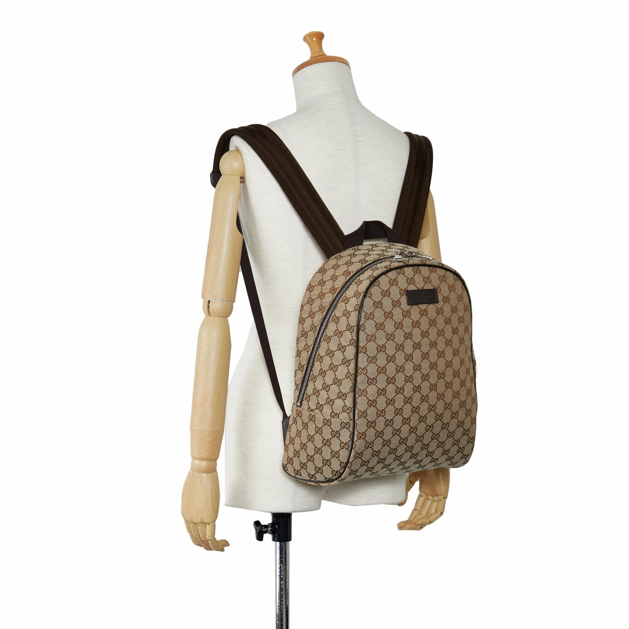 Gucci GG Canvas Backpack (SHG-SZhwLx)