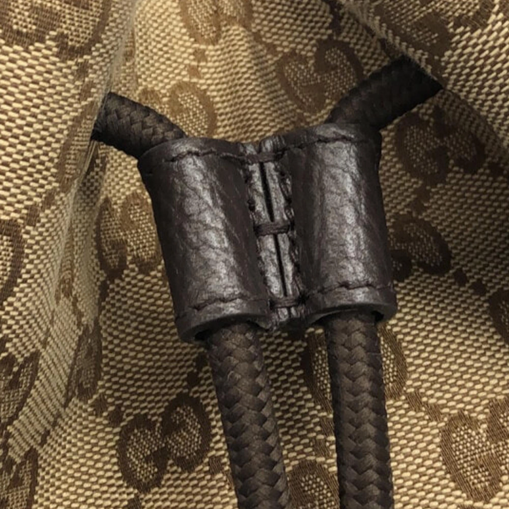 Gucci GG Canvas Drawstring Backpack (SHG-ROBSMj)