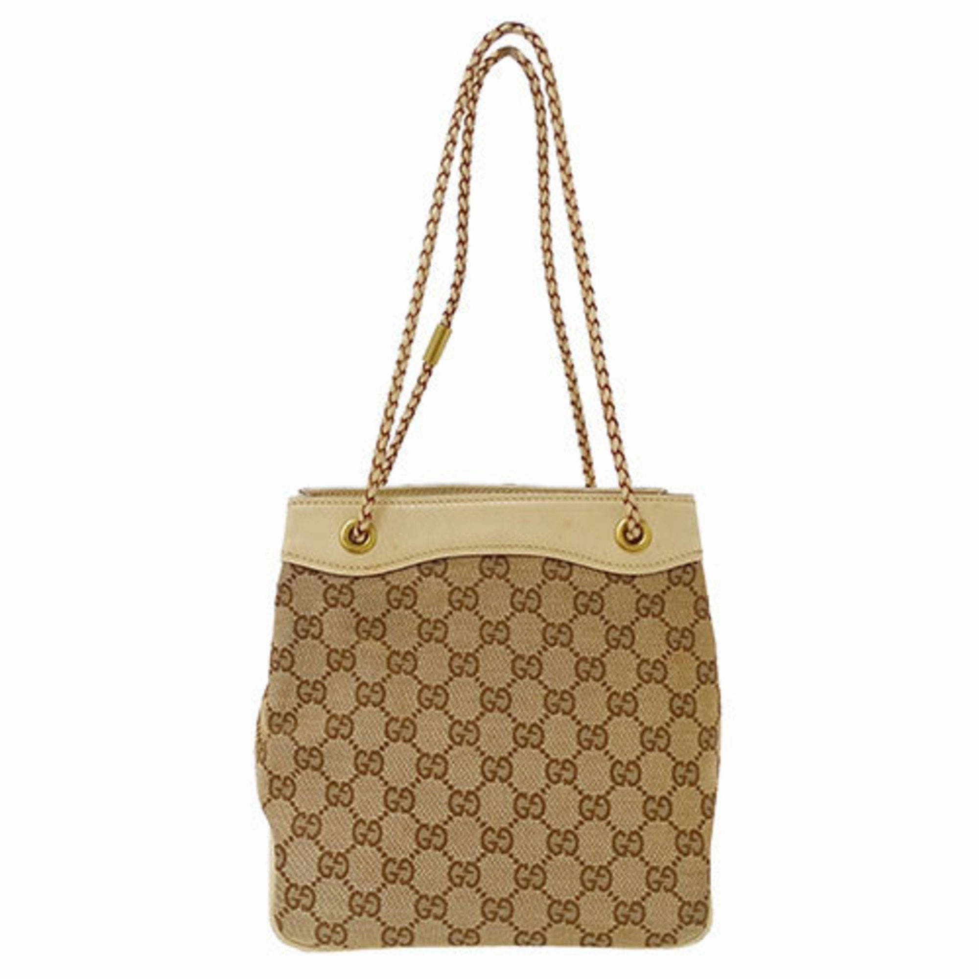 Gucci  Gg Canvas Handbag Shoulder Bag (Pre-Owned)