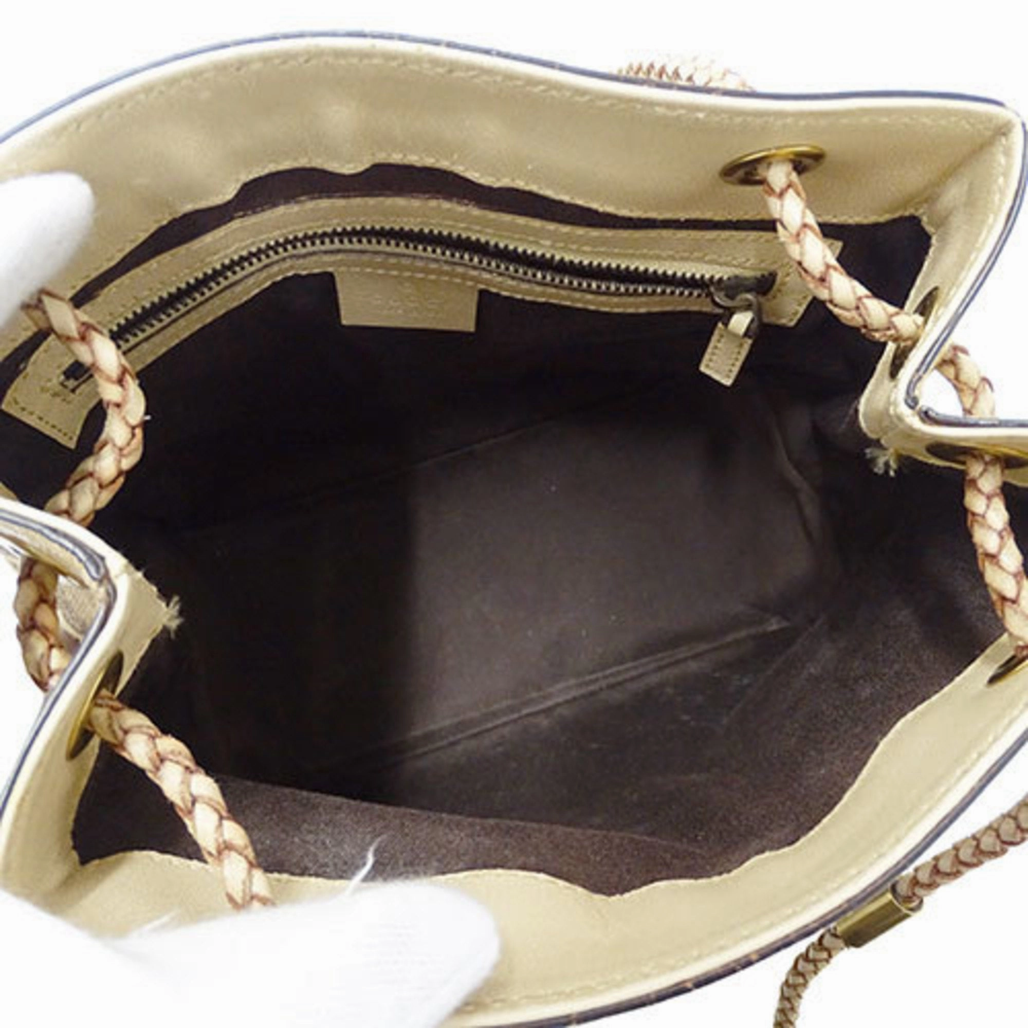 Gucci  Gg Canvas Handbag Shoulder Bag (Pre-Owned)