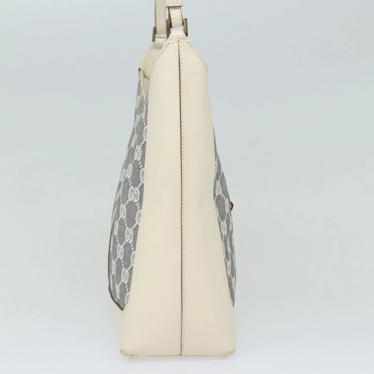 GUCCI GG Canvas Jackie Shoulder Bag White 001 3876  ep4890