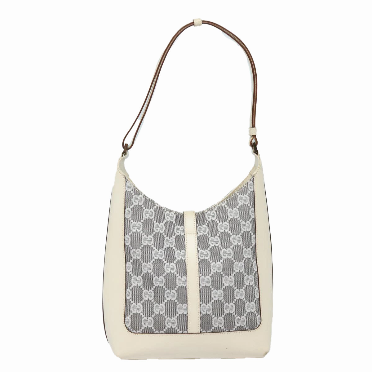 GUCCI GG Canvas Jackie Shoulder Bag White 001 3876  ep4890