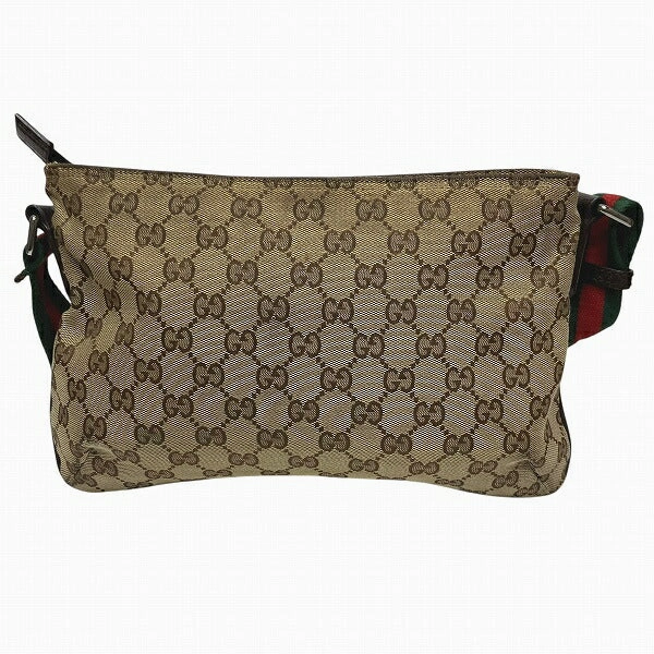 Gucci GG Canvas Leather Shoulder Bag 189749