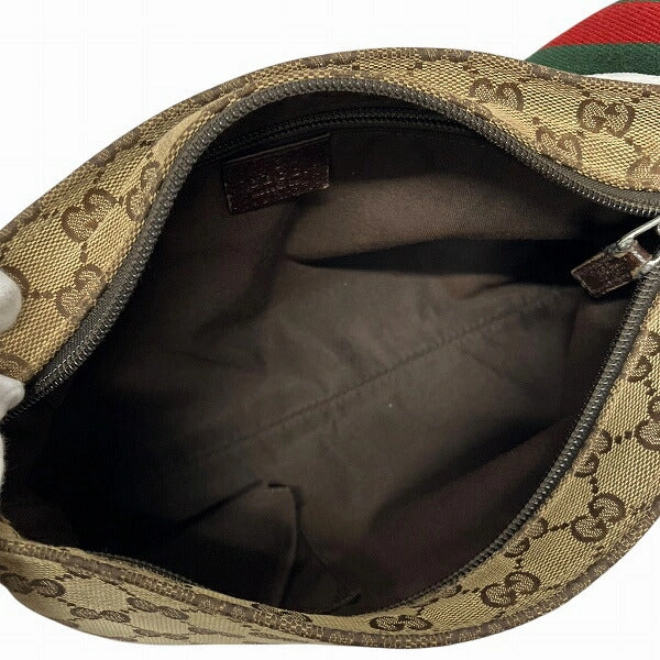 Gucci GG Canvas Leather Shoulder Bag 189749
