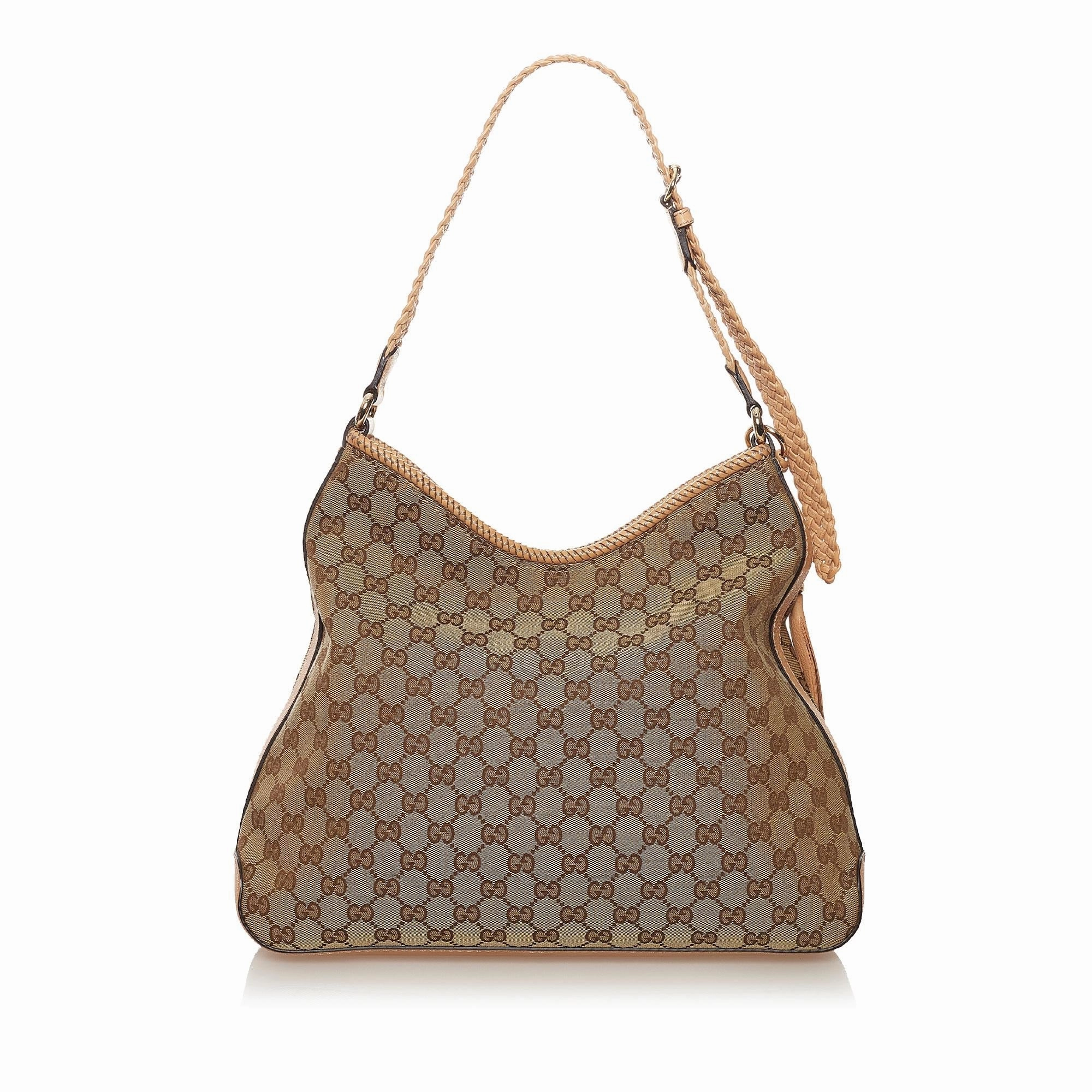 Gucci GG Canvas Marrakech Shoulder Bag (SHG-33110)