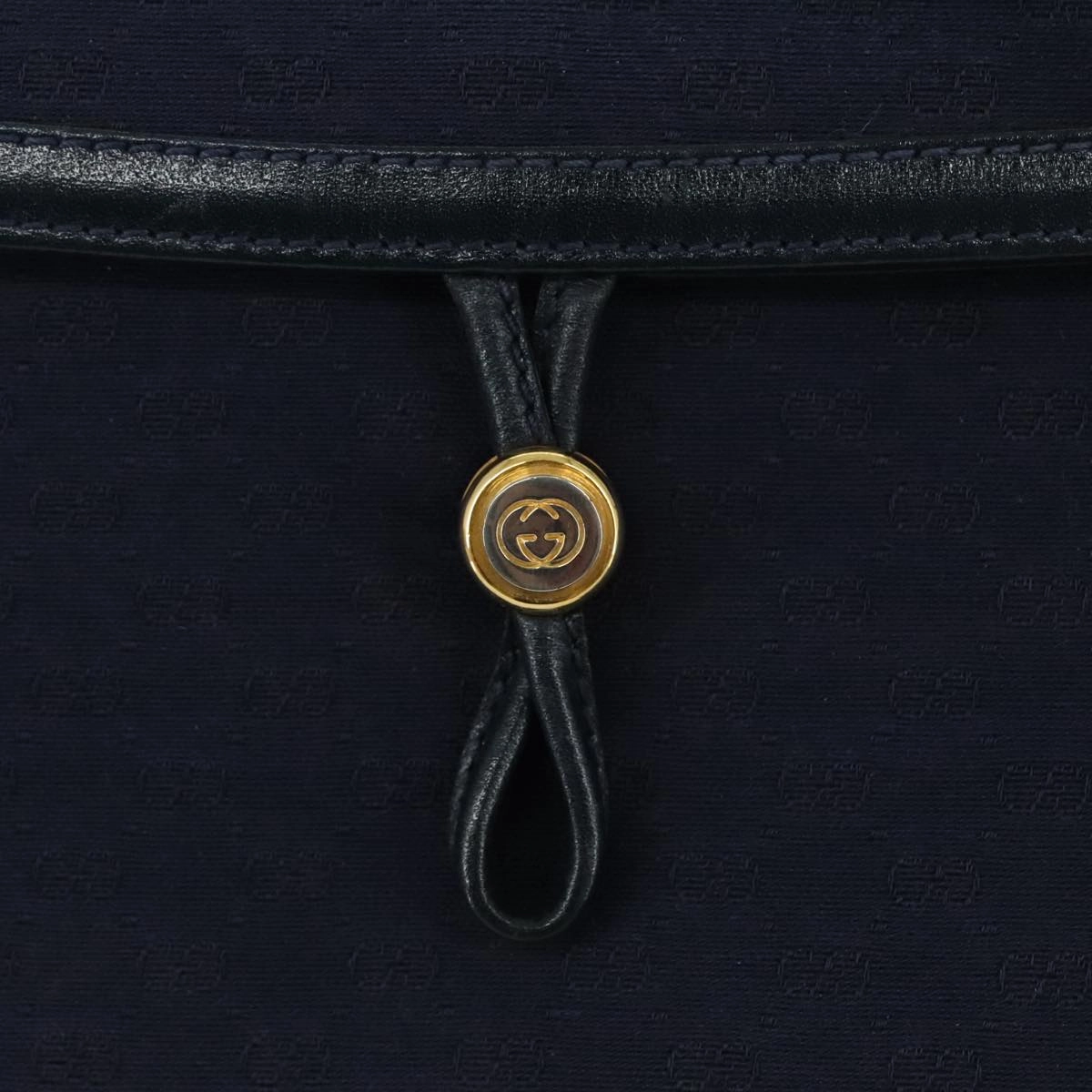 Gucci Gg Canvas Navy Canvas Shoulder Bag ()