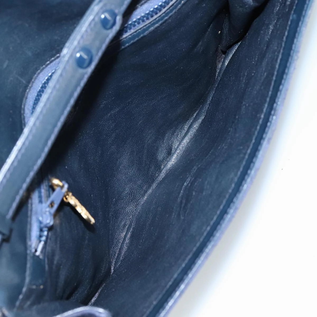 Gucci Gg Canvas Navy Canvas Shoulder Bag ()