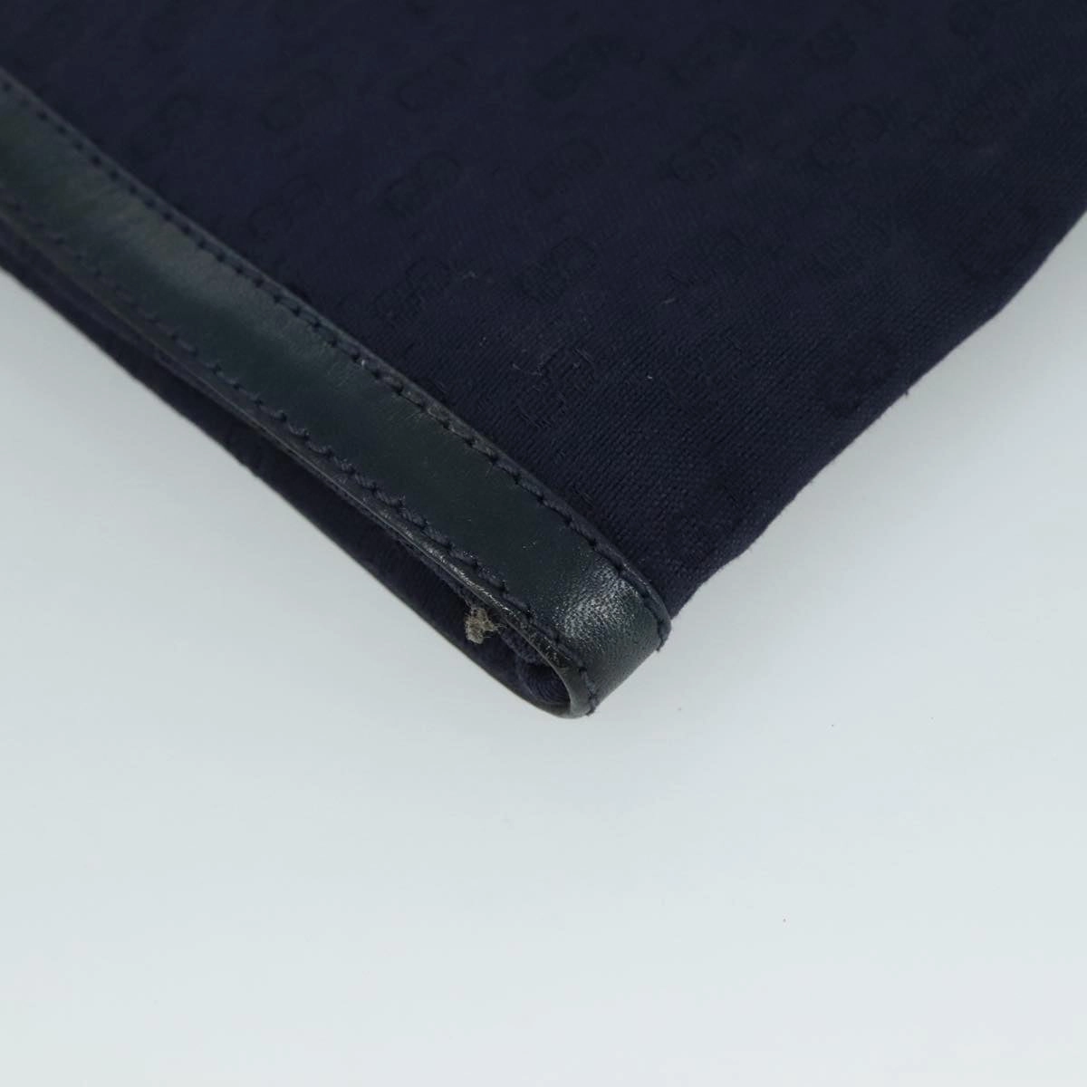 Gucci Gg Canvas Navy Canvas Shoulder Bag ()