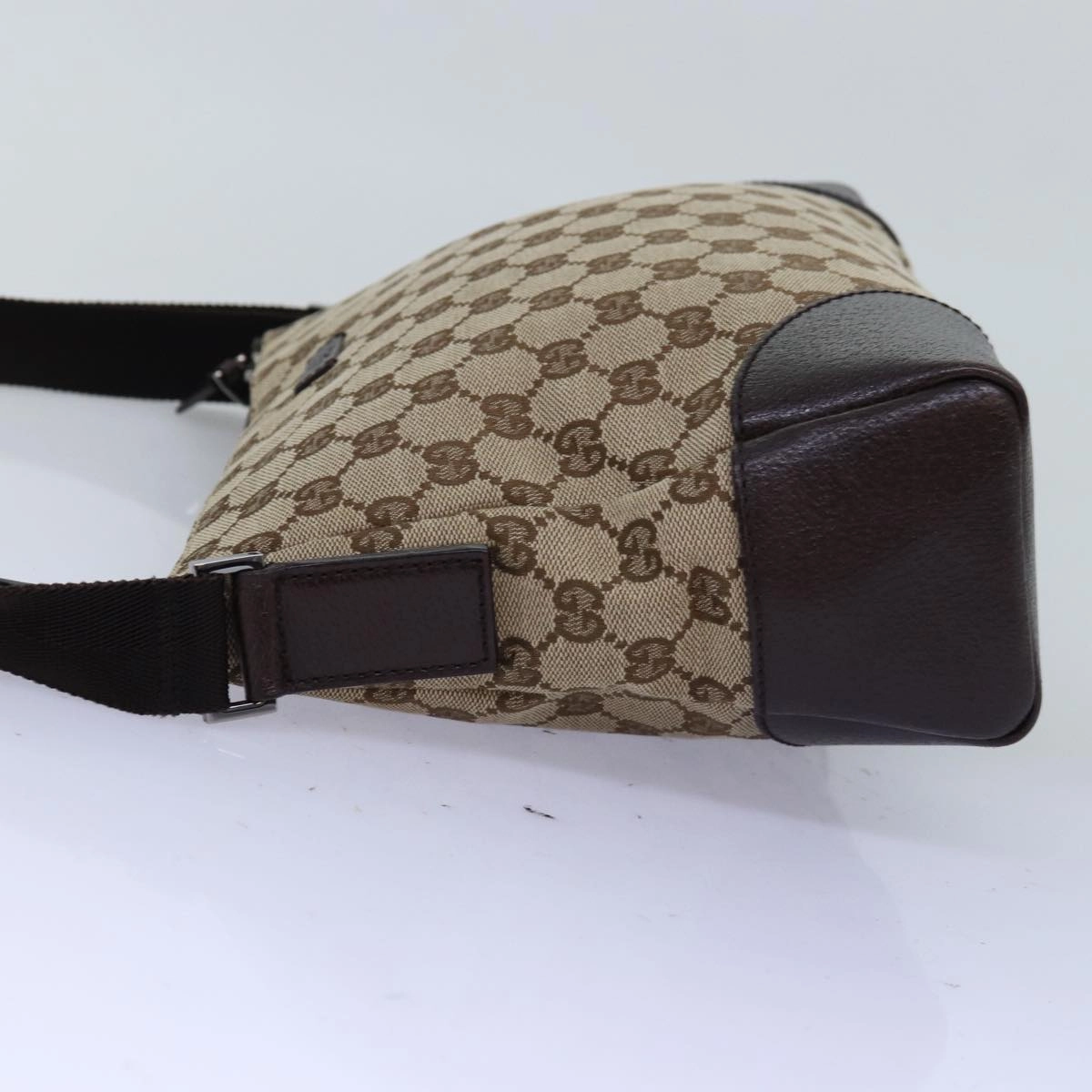 GUCCI GG Canvas Shoulder Bag Beige 114273  tb1081