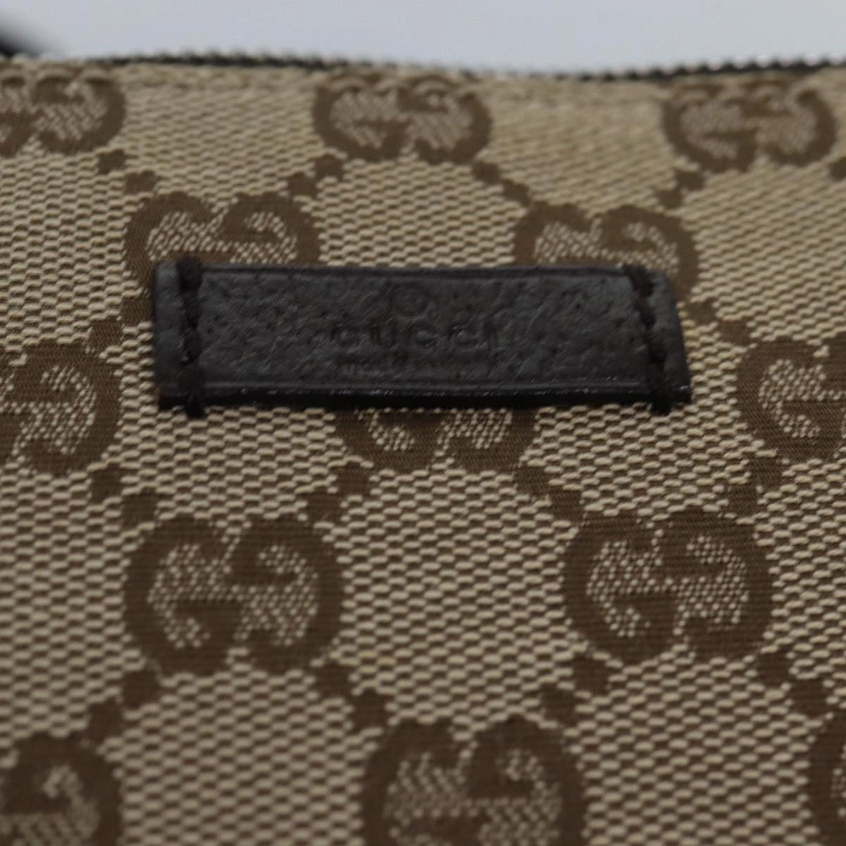 GUCCI GG Canvas Shoulder Bag Beige 114273  tb1081