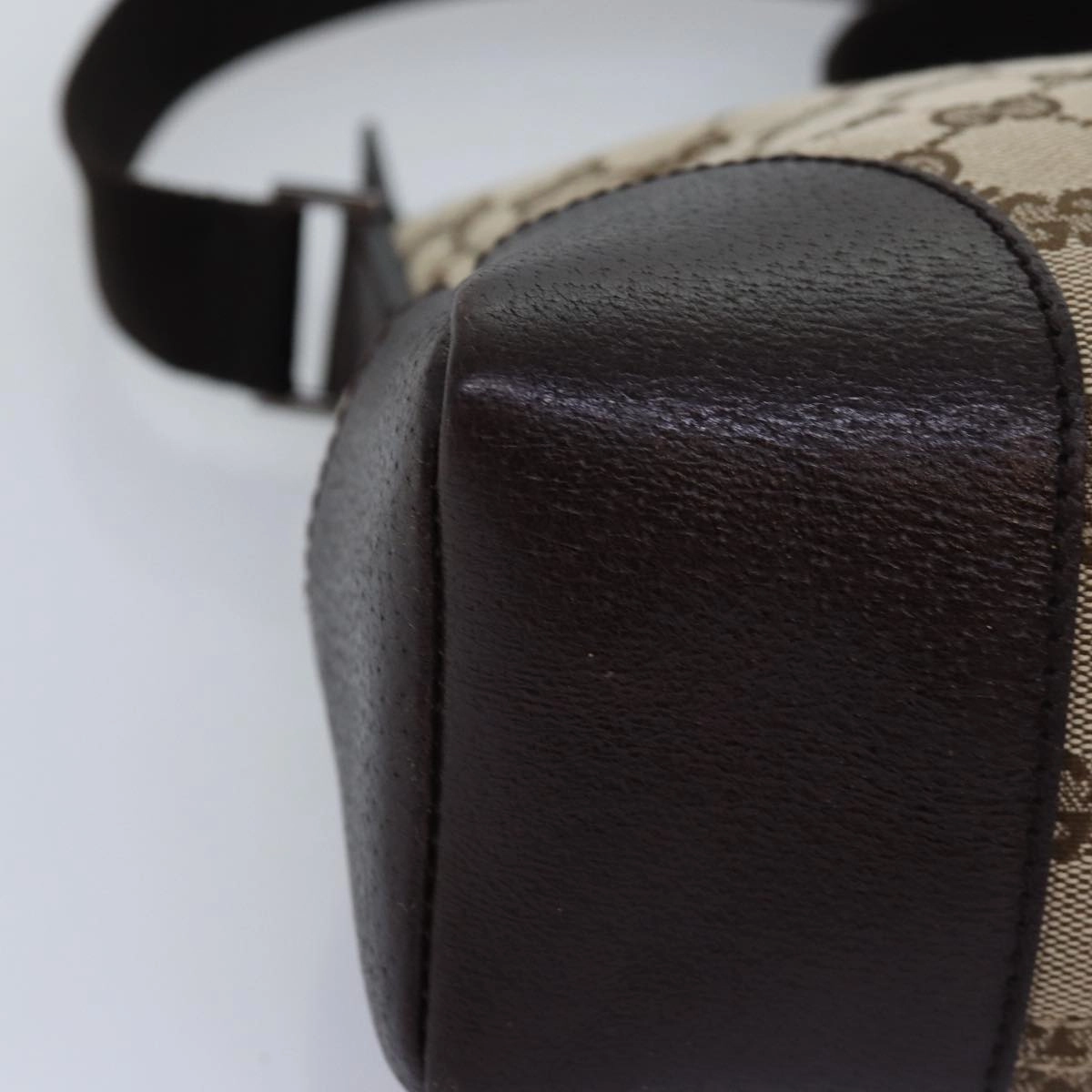 GUCCI GG Canvas Shoulder Bag Beige 114273  tb1081
