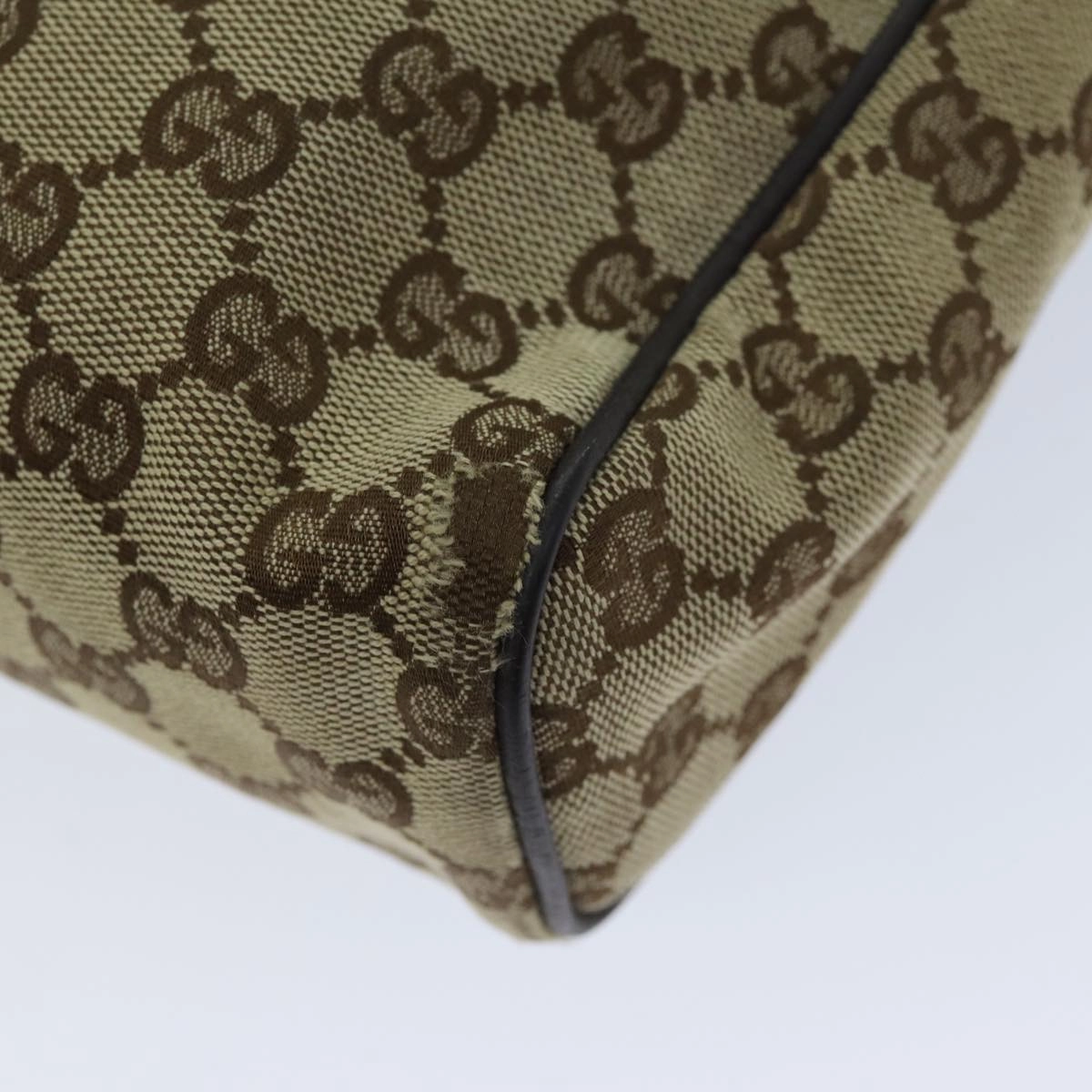 GUCCI GG Canvas Shoulder Bag Beige 146236  12996