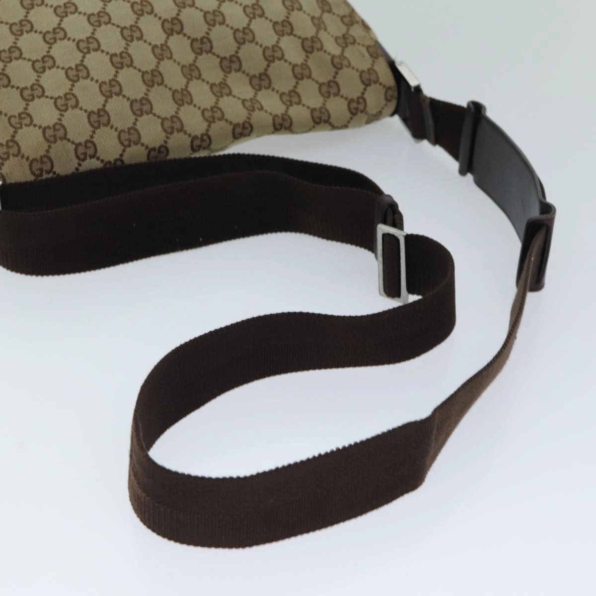 GUCCI GG Canvas Shoulder Bag Beige 146236  12996