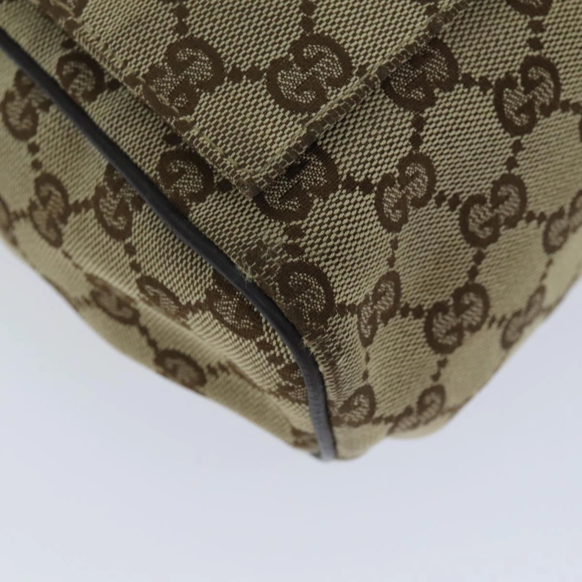 GUCCI GG Canvas Shoulder Bag Beige 146236  12996