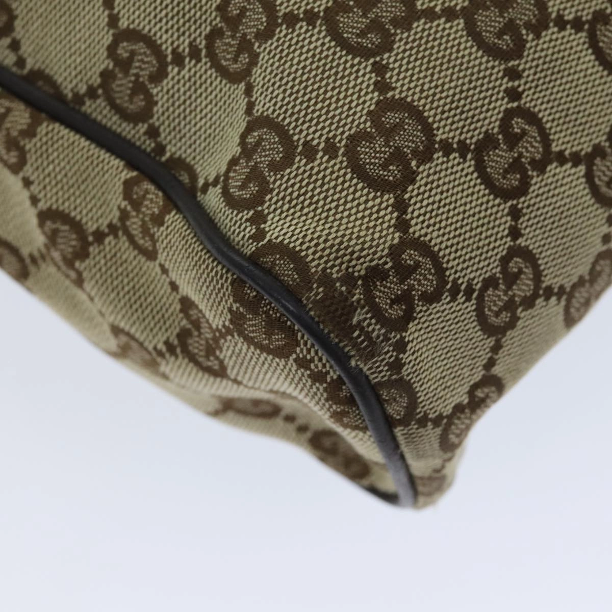 GUCCI GG Canvas Shoulder Bag Beige 146236  12996
