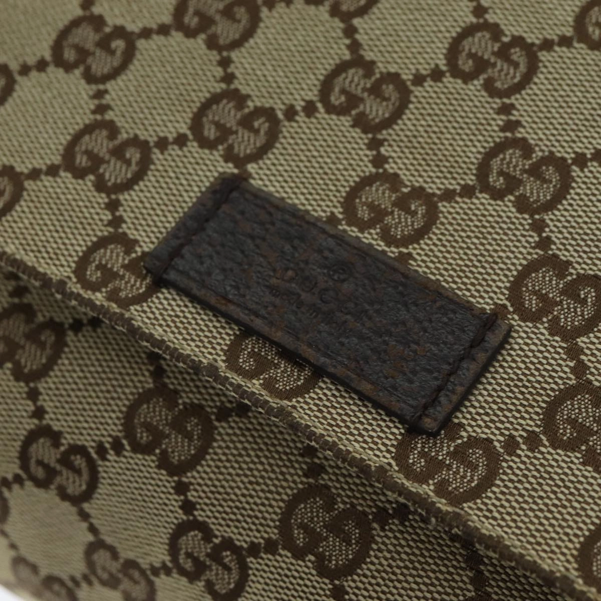 GUCCI GG Canvas Shoulder Bag Beige 146236  12996
