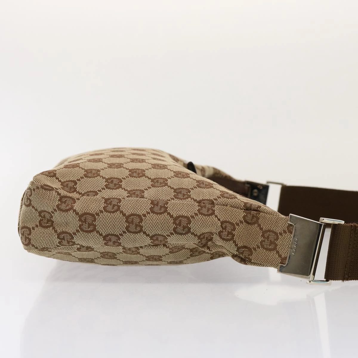 GUCCI GG Canvas Shoulder Bag Beige 35098  75971