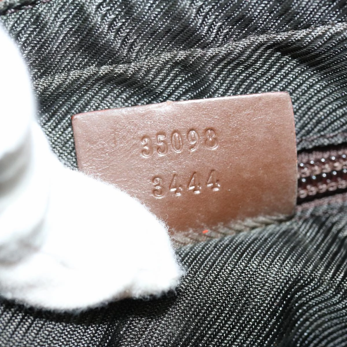 GUCCI GG Canvas Shoulder Bag Beige 35098  75971