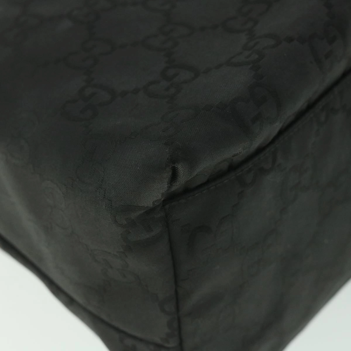 GUCCI GG Canvas Shoulder Bag Black 001 3380 1705  ep1926