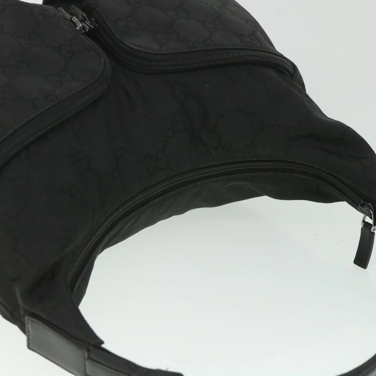 GUCCI GG Canvas Shoulder Bag Black 001 3380 1705  ep1926