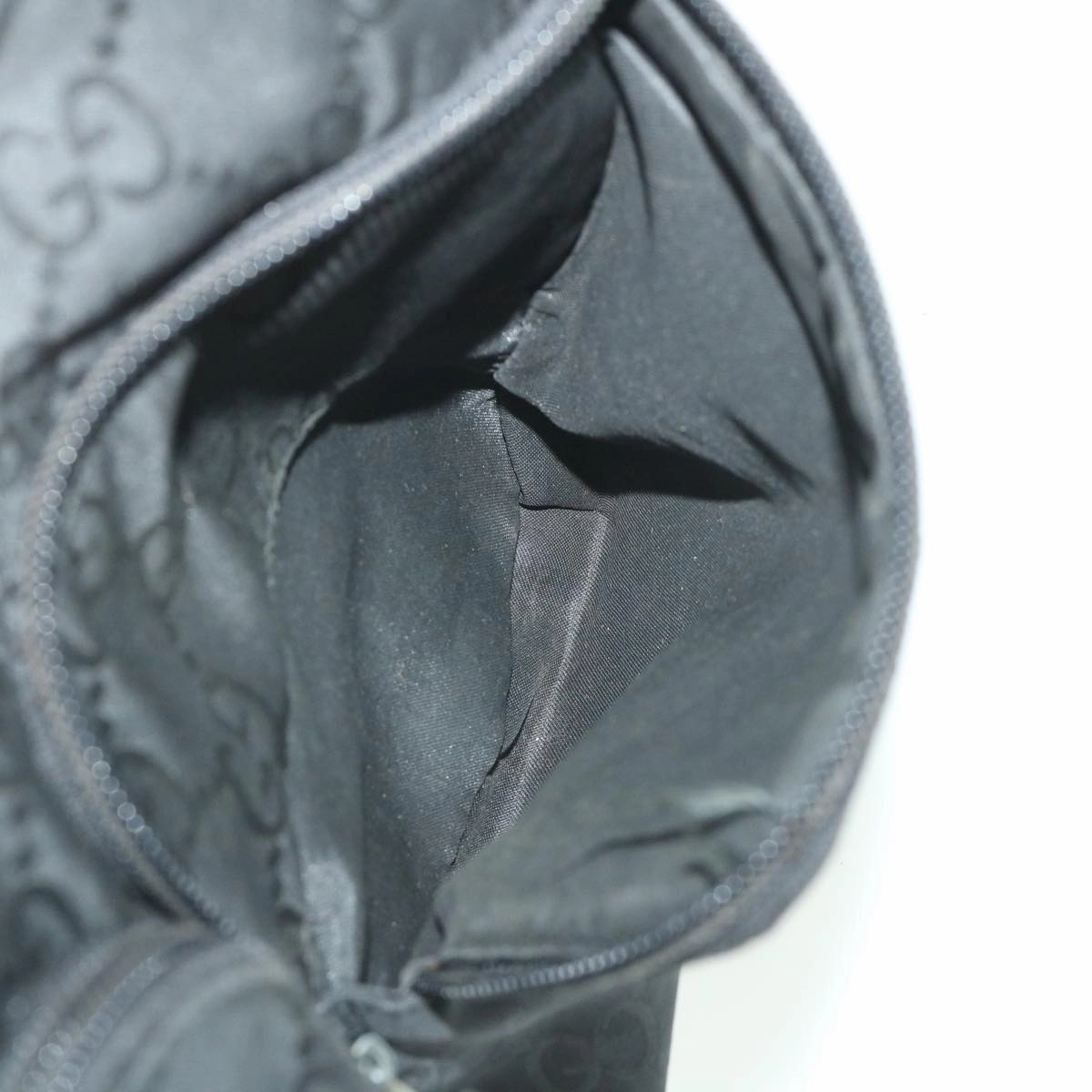 GUCCI GG Canvas Shoulder Bag Black 001 3380 1705  ep1926