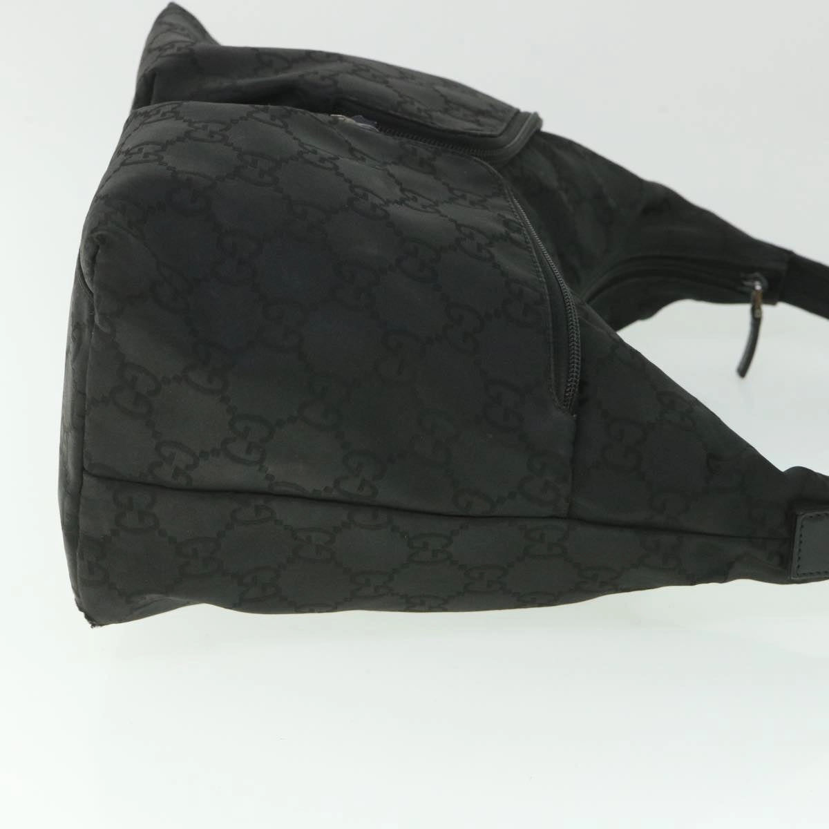 GUCCI GG Canvas Shoulder Bag Black 001 3380 1705  ep1926