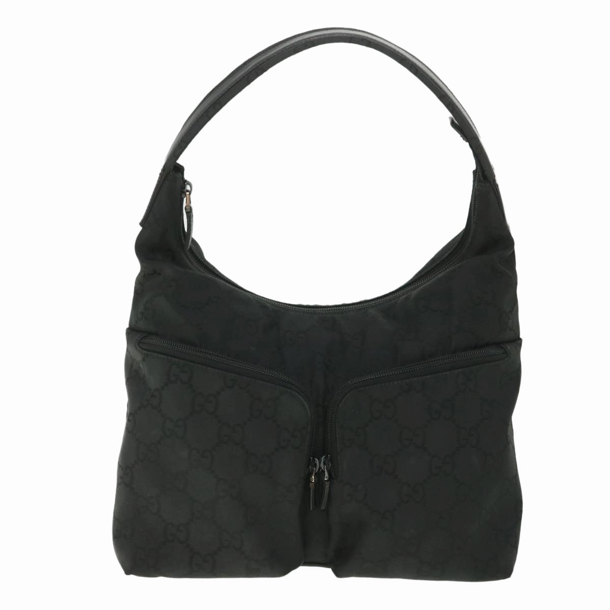GUCCI GG Canvas Shoulder Bag Black 001 3380 1705  ep1926